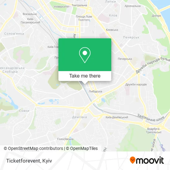 Ticketforevent map
