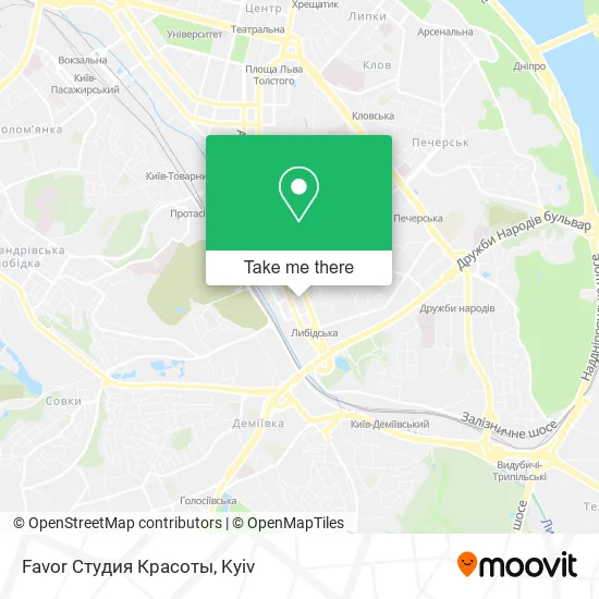 Карта Favor Студия Красоты