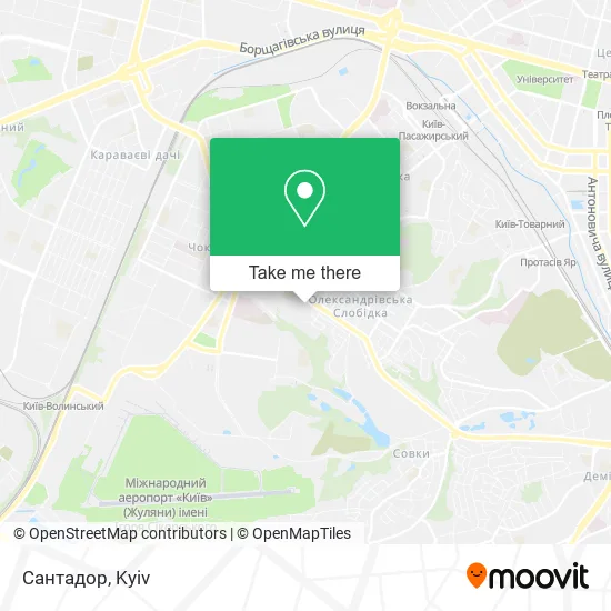 Сантадор map