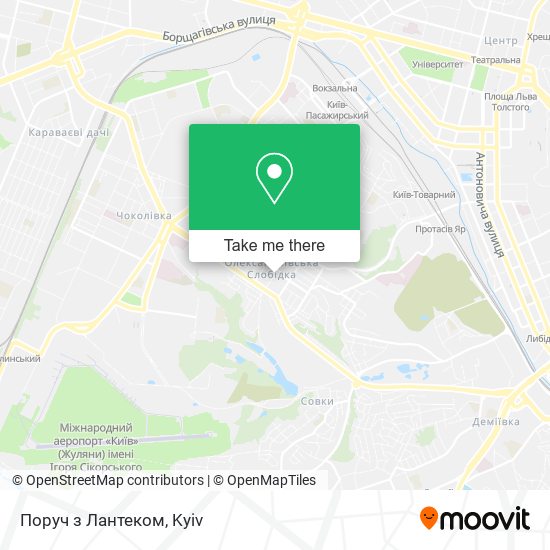Поруч з Лантеком map