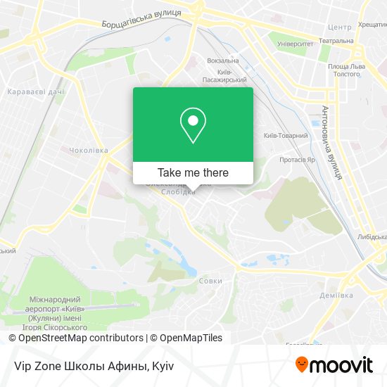 Карта Vip Zone Школы Афины
