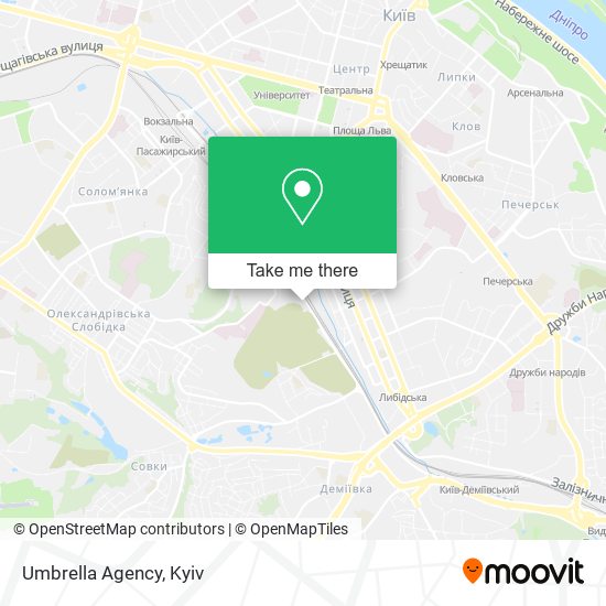 Карта Umbrella Agency