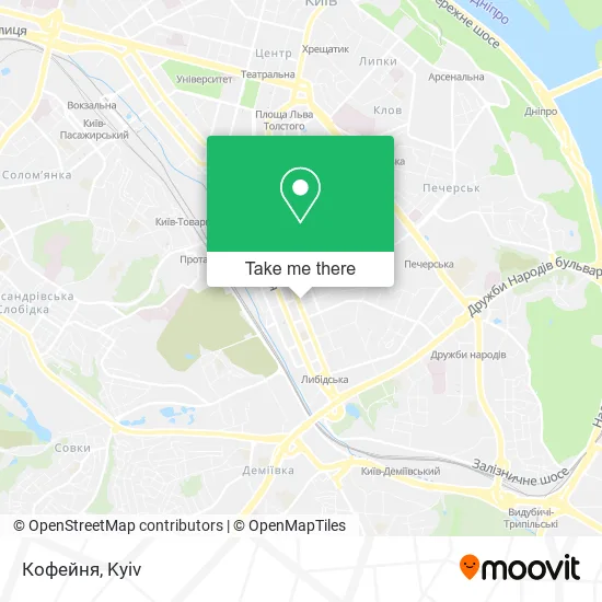 Кофейня map