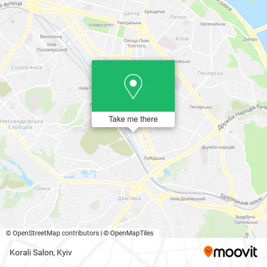 Карта Korali Salon