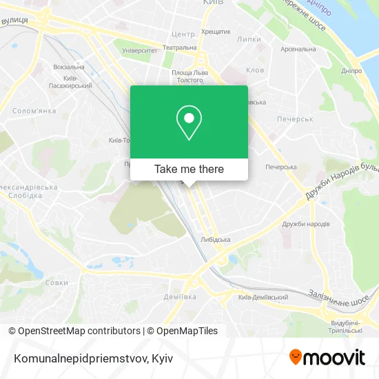 Карта Komunalnepidpriemstvov