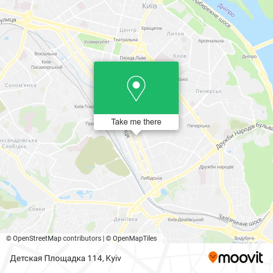 Карта Детская Площадка 114