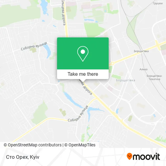 Сто Орех map