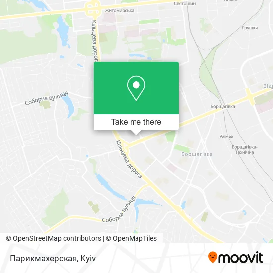 Карта Парикмахерская