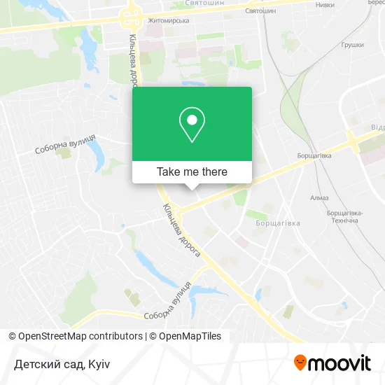 Карта Детский сад