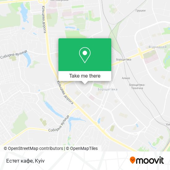 Естет кафе map