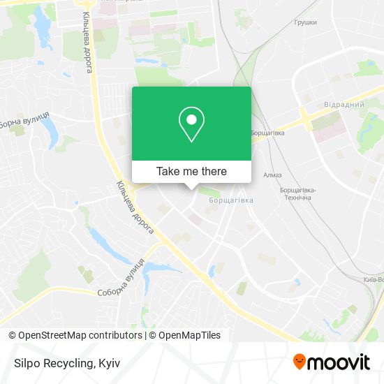 Silpo Recycling map