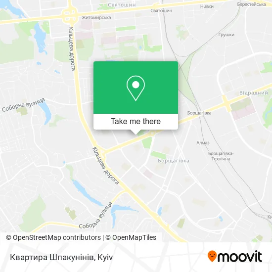 Карта Квартира Шпакунінів