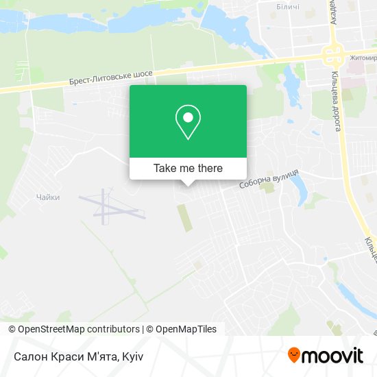 Салон Краси М'ята map