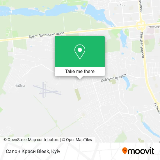 Карта Салон Краси Blesk