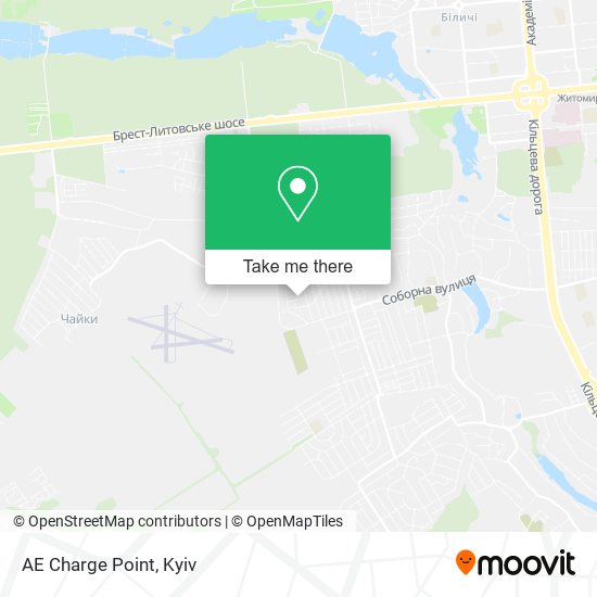 AE Charge Point map