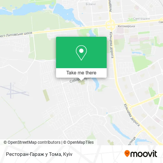 Карта Ресторан-Гараж у Тома