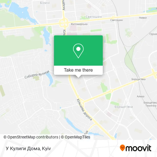 Карта У Кулиги Дома