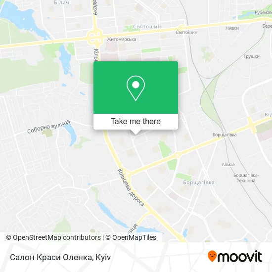 Карта Салон Краси Оленка