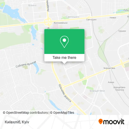Карта Київхліб