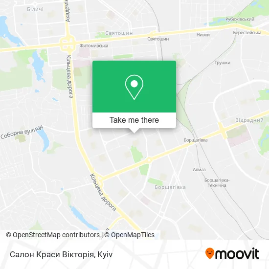 Карта Салон Краси Вікторія