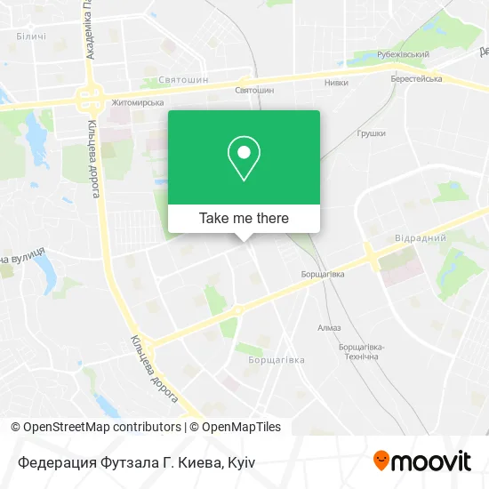 Федерация Футзала Г. Киева map
