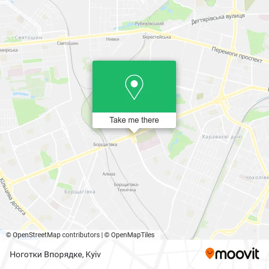 Карта Ноготки Впорядке
