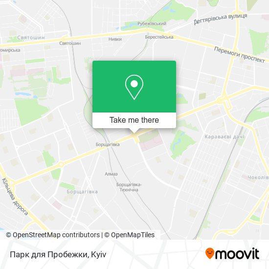 Парк для Пробежки map