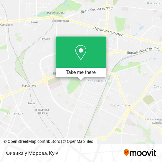 Карта Физика у Мороза