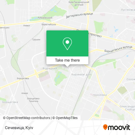 Сечевица map