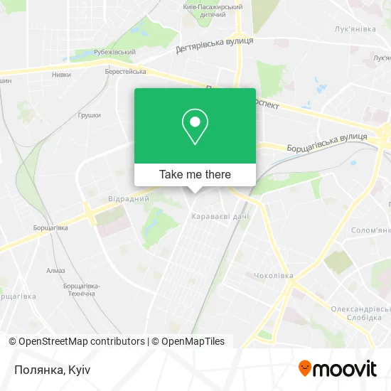Карта Полянка