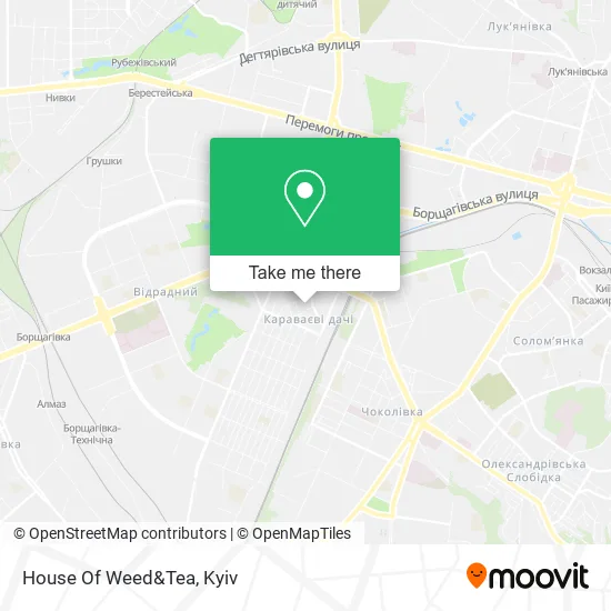 Карта House Of Weed&Tea