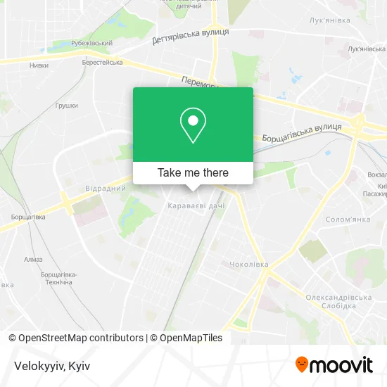 Карта Velokyyiv