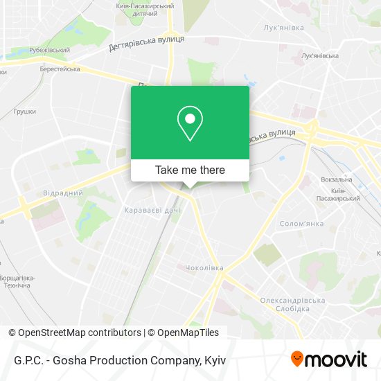 Карта G.P.C. - Gosha Production Company