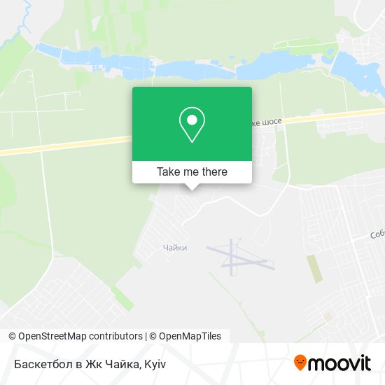 Баскетбол в Жк Чайка map
