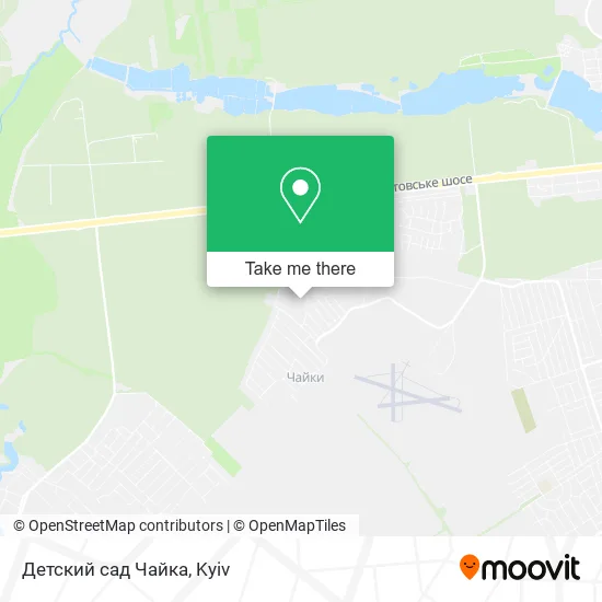 Карта Детский сад Чайка