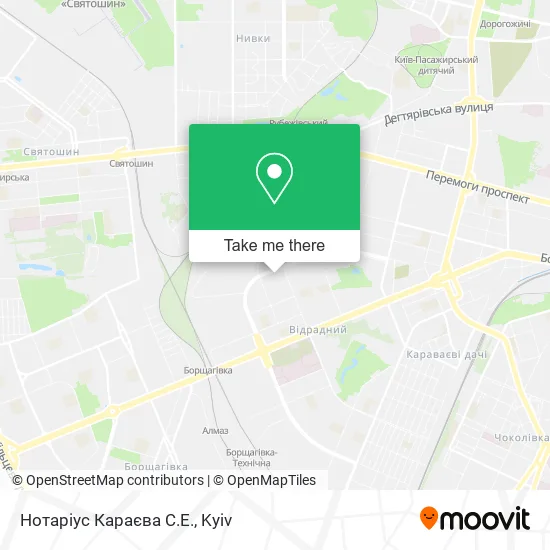 Карта Нотаріус Караєва С.Е.