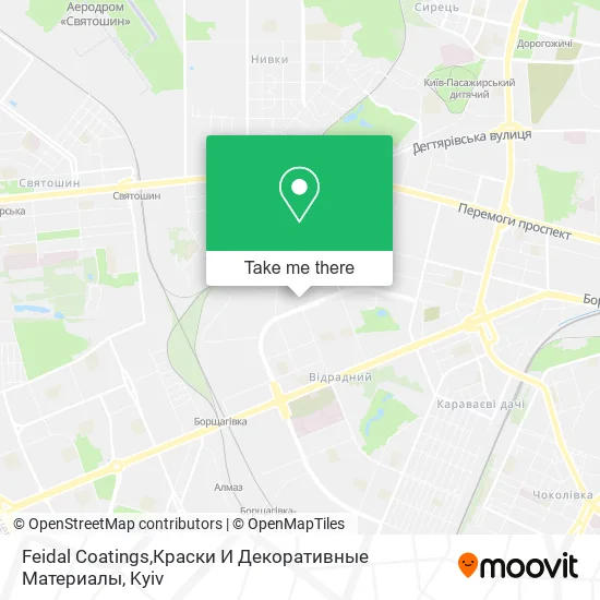 Feidal Coatings,Краски И Декоративные Материалы map