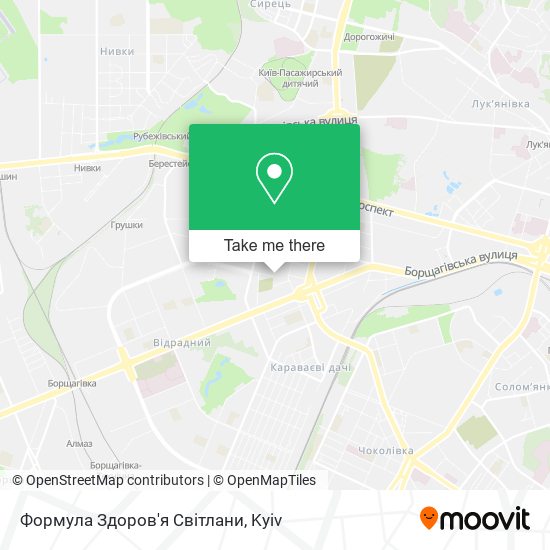 Формула Здоров'я Світлани map