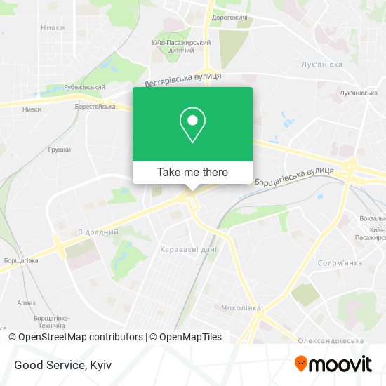 Good Service map