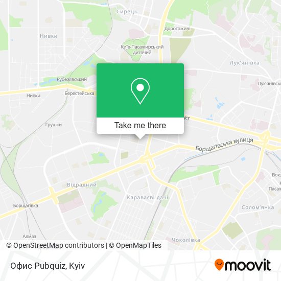 Офис Pubquiz map