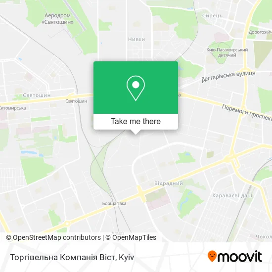 Торгівельна Компанія Віст map