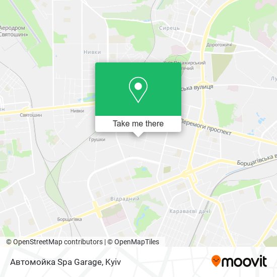 Автомойка Spa Garage map
