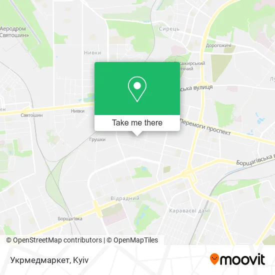 Карта Укрмедмаркет
