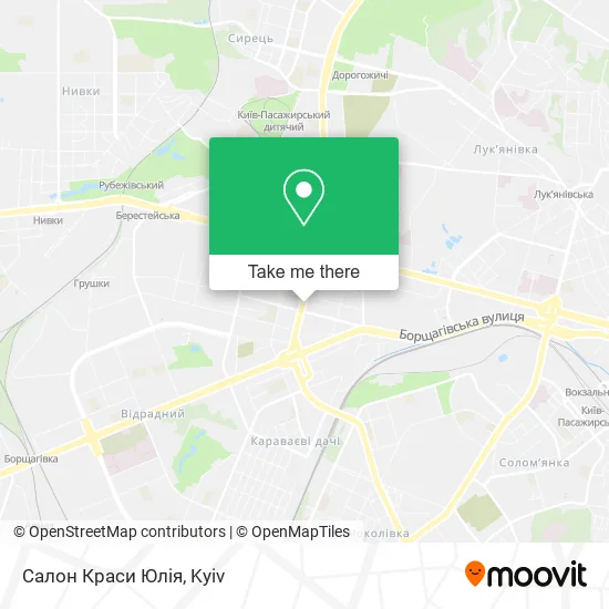Салон Краси Юлія map