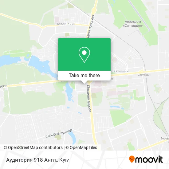 Карта Аудитория 918 Англ.