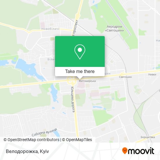 Велодорожка map