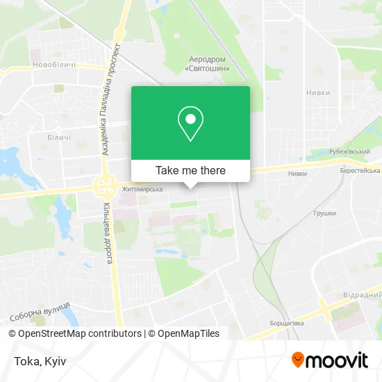 Toka map