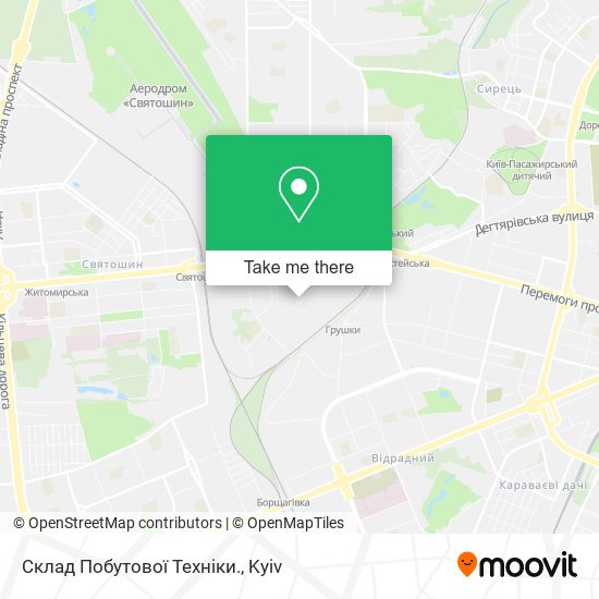 Карта Склад Побутової Техніки.