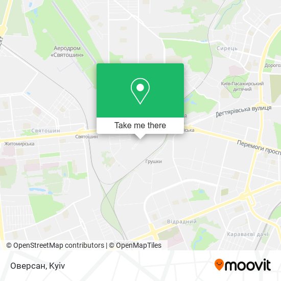 Оверсан map
