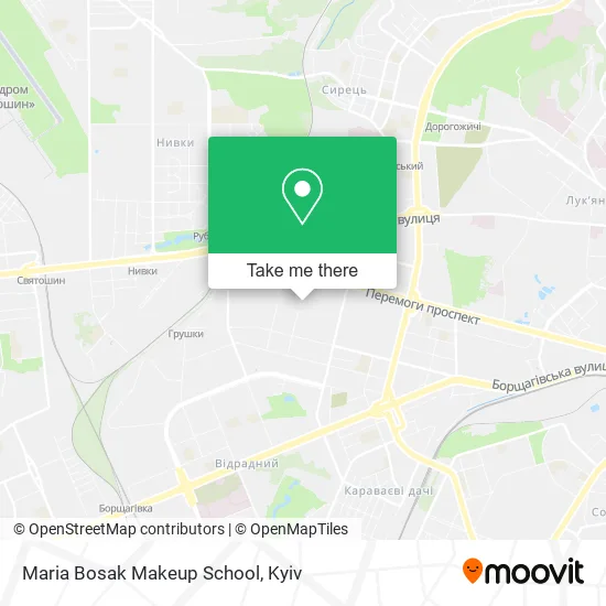 Карта Maria Bosak Makeup School